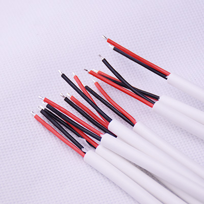 2芯硅膠+硅膠浸錫電子線束