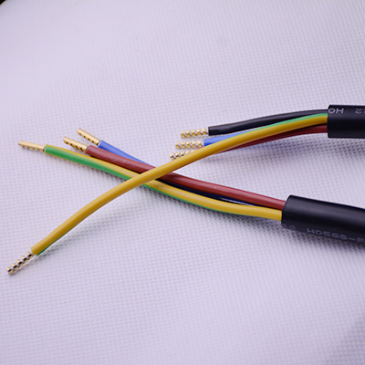 4芯硅膠+硅膠電源線