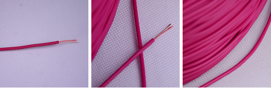 2芯硅膠漆包銅線產品圖