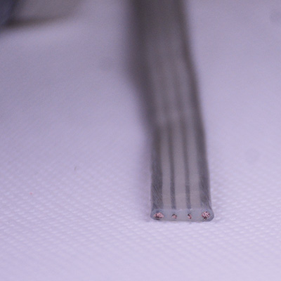 4并透明硅膠并排線