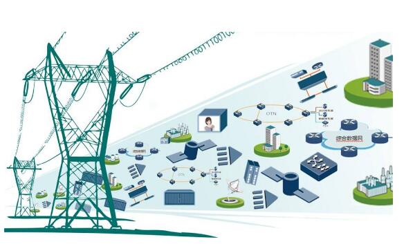 智慧電力示意圖