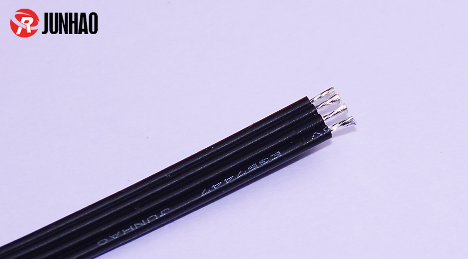 線束加工4并排硅膠浸錫線產(chǎn)品圖