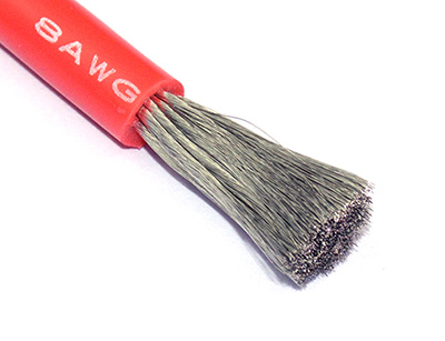 8平方紅色耐高溫特軟硅膠電線
