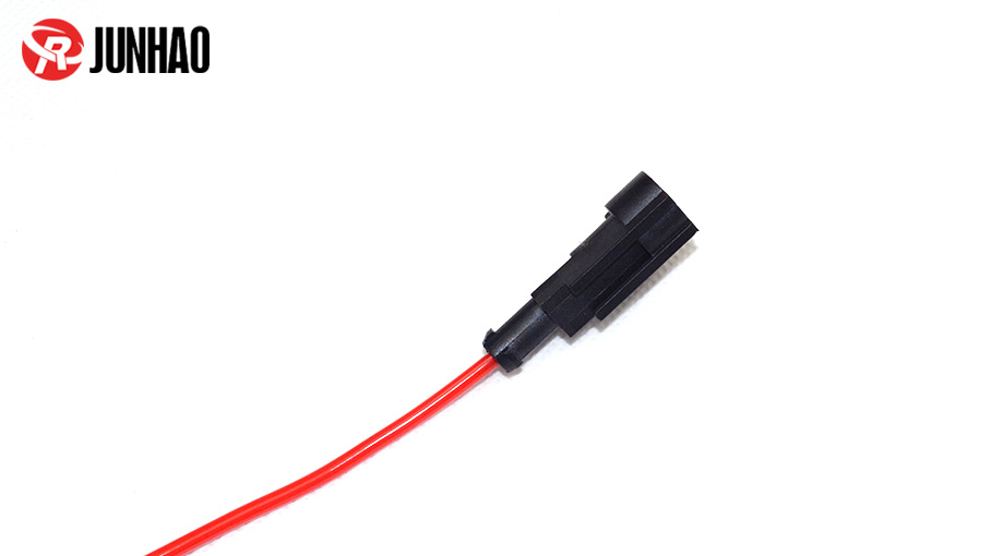 單芯高溫硅膠線束+塑膠母頭定制產(chǎn)品圖