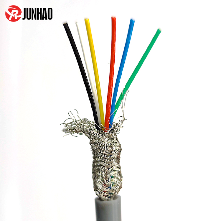 耐高溫6芯屏障線鐵氟龍汽車通訊屏障線產品圖